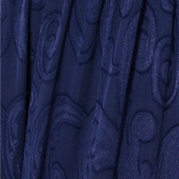 Lilly Pulitzer “Hadly” Smocked Navy Blue Maxi Dress - Picture 9 of 9